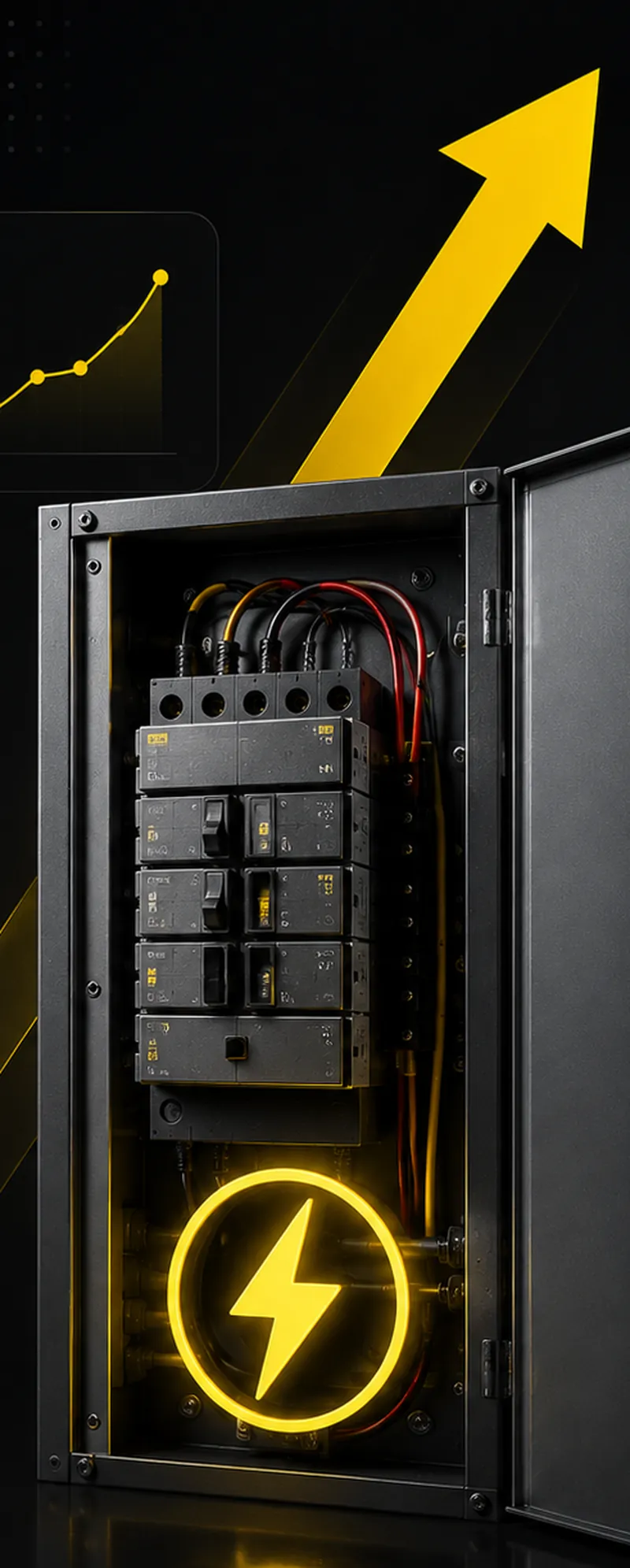 Service Conversion campaign creative for electrical: leads up 230%, more leads, more bookings, higher ROI