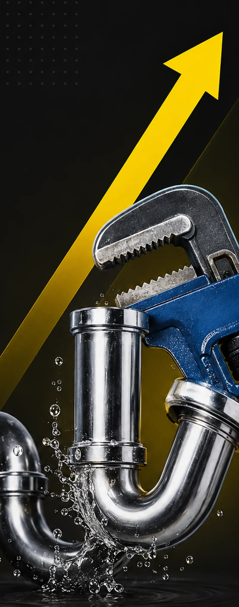 Service Conversion campaign creative for plumbing: more leads, more bookings, higher ROI