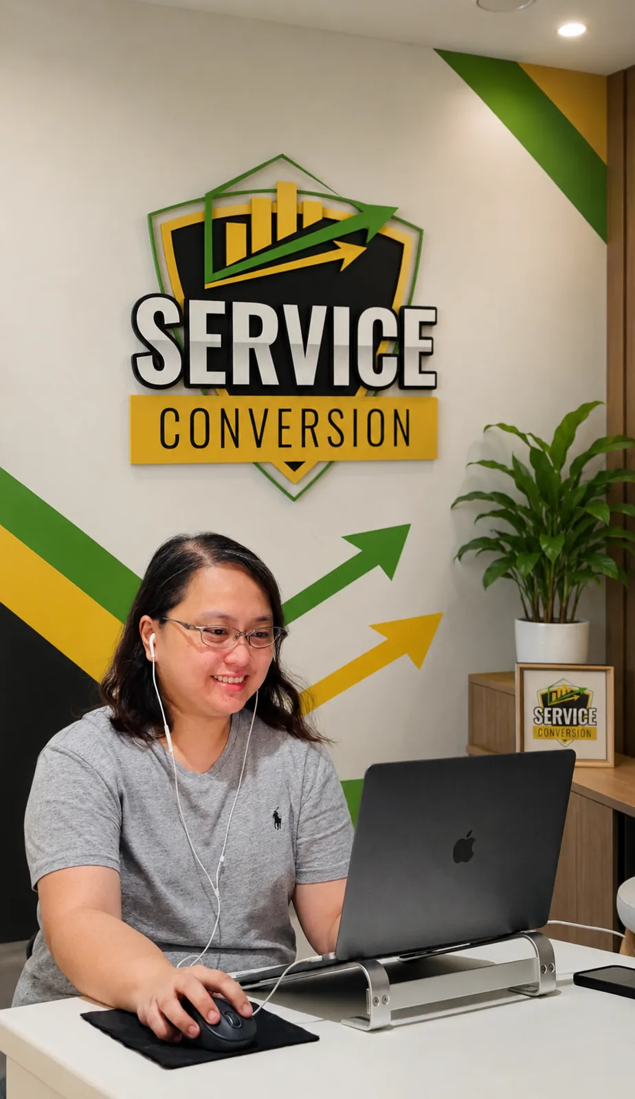 Consistent treatment applied to a job-site photograph