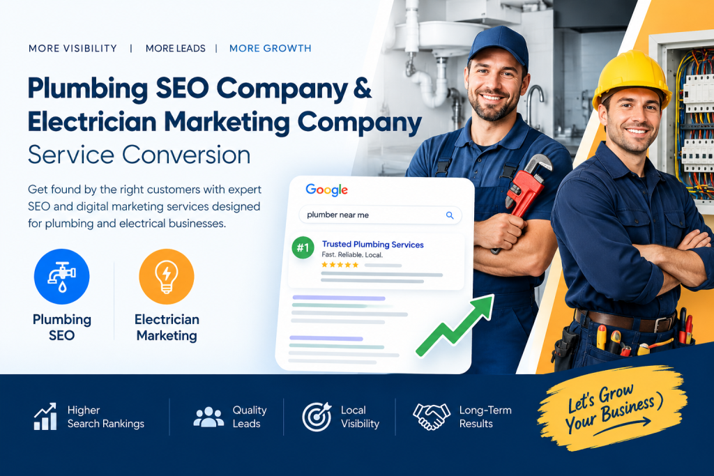 Plumbing and Electrician Marketing Growth